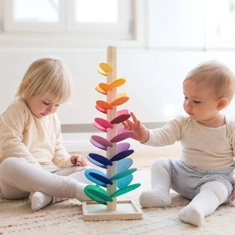 Montessori Holz-Blütenbaum